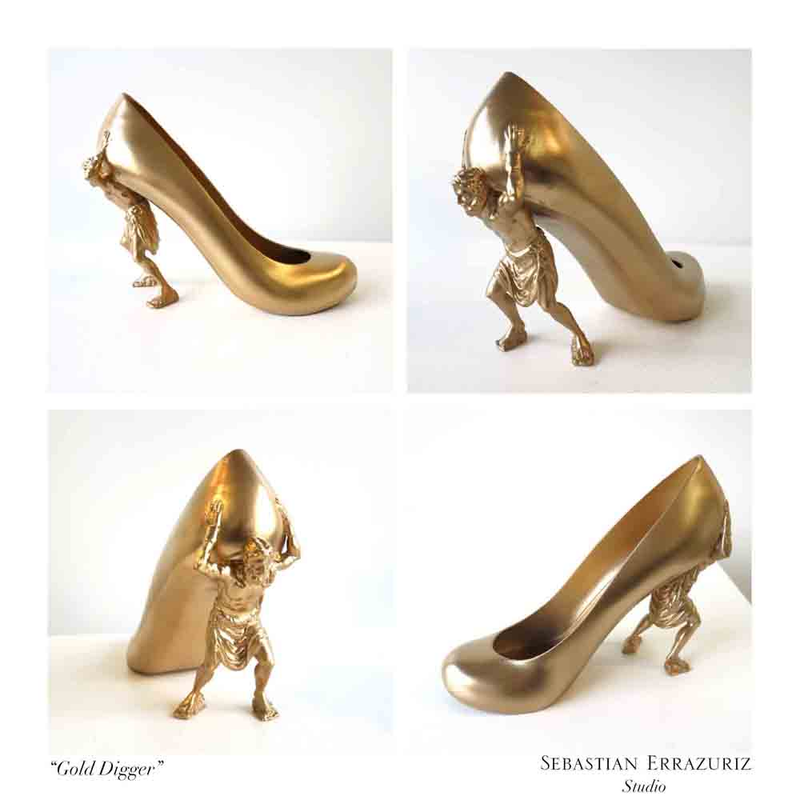Illustration for article titled 9 Sexy 3D-Printed Heels That Objectify 9 Real Women (NSFW)